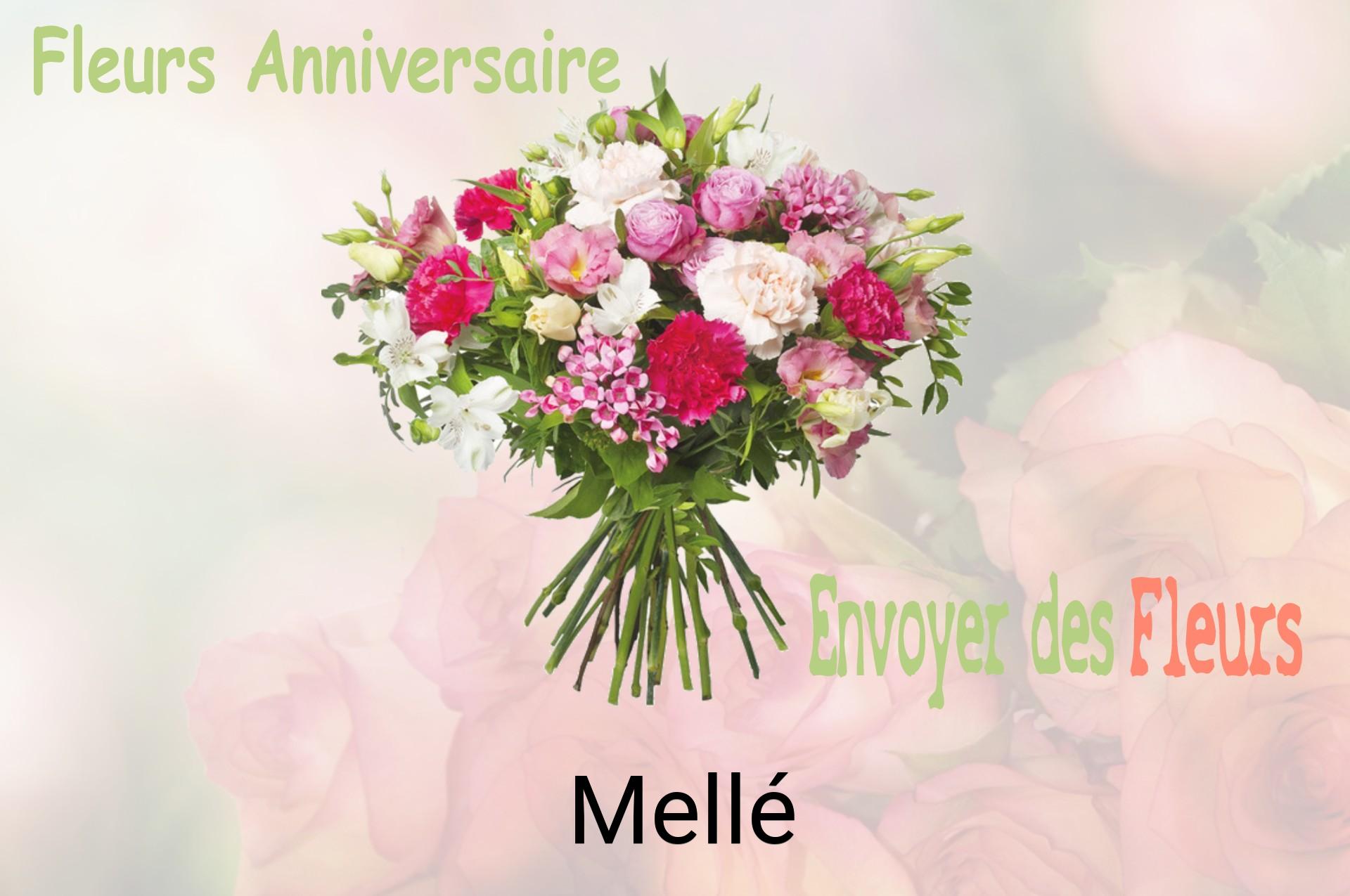 Bouquet de fleurs d’anniversaire livré à Mellé